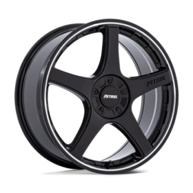PE003 P2E GLOSS BLACK W/ MACHINED LIP