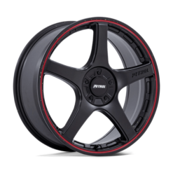 Petrol PE003 P2E MATTE BLACK W/ RED LIP