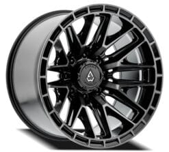Arena Wheel Co BATTLE GLOSSY BLACK MACHINED DDT FACE AND LIP