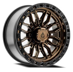 Arena Wheel Co HUSTLE SMOKED BRONZE CENTER SATIN BLACK LIP