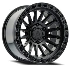 Arena Wheel Co MESA SATIN BLACK CENTER GLOSSY BLACK LIP