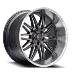 Corsart ALCATRAZ MATTE GUNMETAL MILLED WITH DIAMOND CUT LIP