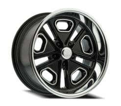 Resto DEL RAY GLOSSY BLACK CENTER MILLED WINDOW DIAMOND CUT LIP
