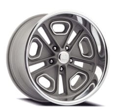 Resto DEL RAY TEXTURE GUN METAL CENTER MILLED WINDOW DIAMOND CUT LIP