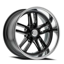Resto MAVERICK GLOSSY BLACK CENTER MILLED WINDOW DIAMOND CUT LIP