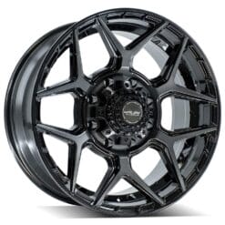 4PLAY 4P06 Gloss Black w/ Brushed Face & Tinted Clear