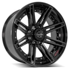 4PLAY 4P08 Gloss Black w/ Brushed Face & Tinted Clear