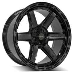 4PLAY 4P63 Gloss Black w/ Brushed Face & Tinted Clear