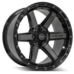 4PLAY 4P63 Gloss Black w/ Brushed Face & Tinted Clear