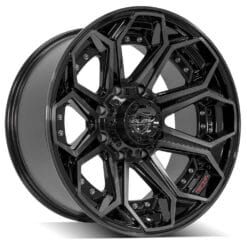 4PLAY 4P80R Gloss Black w/ Brushed Face & Tinted Clear