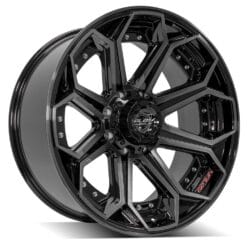 4PLAY 4P80R Gloss Black w/ Brushed Face & Tinted Clear