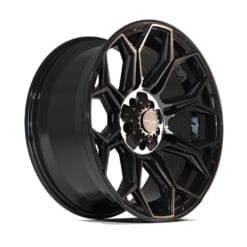 4PLAY 4P83 Gloss Black w/ Brushed Face & Tinted Clear