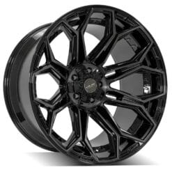 4PLAY 4P83 Gloss Black w/ Brushed Face & Tinted Clear