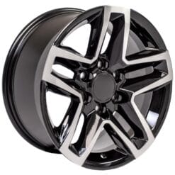 OE Wheels CV34 BLACK MACHINED