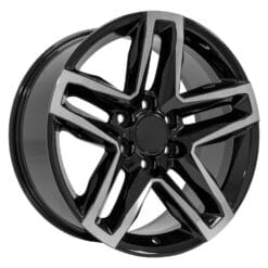OE Wheels CV34 BLACK MACHINED