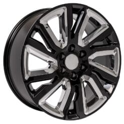 OE Wheels CV39 Black with Chrome