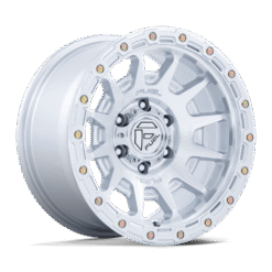 Fuel FC884 FORTRESS GLOSS SILVER W/ MACHINED FACE