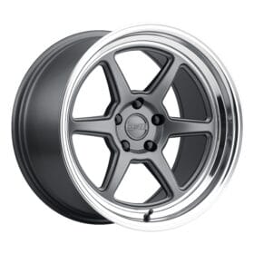 K14G-ROKU MATTE GRAY W/BRIGHT MACHINED LIP