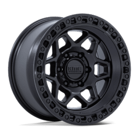 KM553 TORX MATTE BLACK W/ GLOSS BLACK LIP