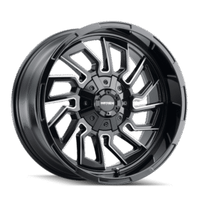 FLYWHEEL GLOSS BLACK MILLED