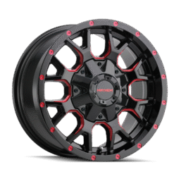 Mayhem WARRIOR GLOSS BLACK MILLED PRISM RED