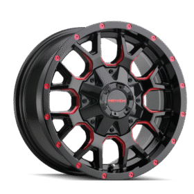 WARRIOR GLOSS BLACK MILLED PRISM RED