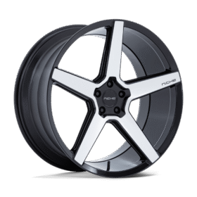 NC283 MODENA GLOSS BLACK W/ MACHINED FACE