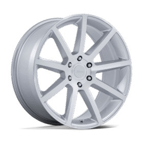 PE007 P6E GLOSS SILVER W/ MACHINED FACE