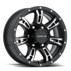 Raceline 840-ARSENAL SATIN BLACK MACHINED FACE