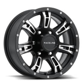 840-ARSENAL SATIN BLACK MACHINED FACE