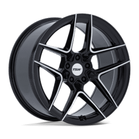 TW008 SLIPSTREAM GLOSS BLACK W/ MACHINED FACE