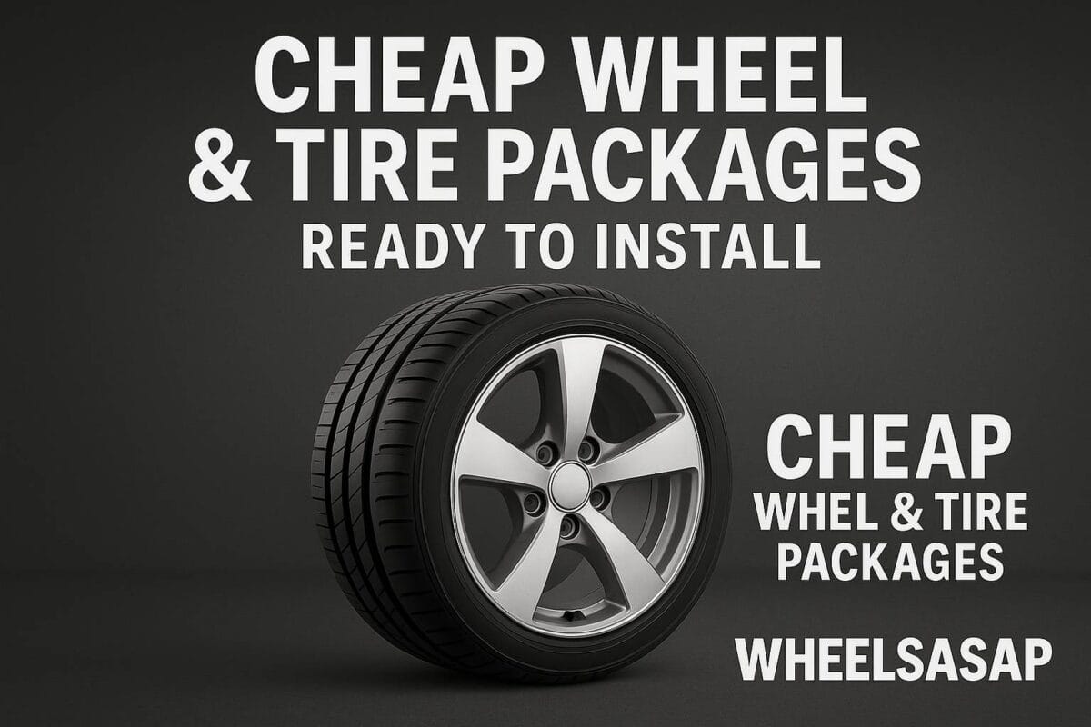 Affordable wheel and tire packages, ready to install.