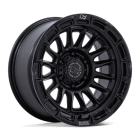 BR025 RIVAL MATTE BLACK W/ GLOSS BLK-LP