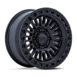 KMC KM554 AZTEC MATTE BLACK W/GLOSS BLACK LIP