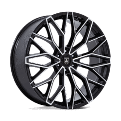 Asanti Black AB050 MOGUL 6 GLOSS BLACK W/MACHINED FACE