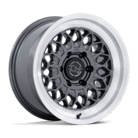 BR034 GRAZ GLOSS GUNMETAL W/ MACHINED LIP