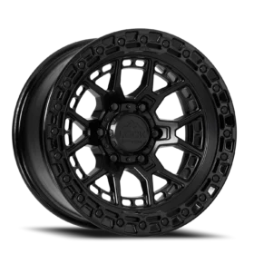 Commando Matte Black W Gloss Black Ring