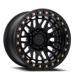 Lock Offroad Invader Forged Beadlock Matte Black W Matte Black Forged
