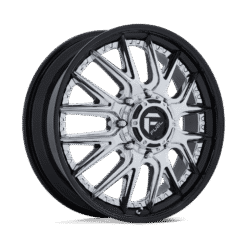 Fuel D407 CATALYST DUALLY CHROME W/ GLOSS BLACK LIP