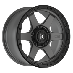 KG1 Forged LAUNCH-KO MATTE ANTHRACITE BLACK RING