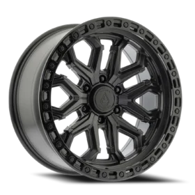 JACKAL SATIN BLACK GLOSSY BLACK LIP