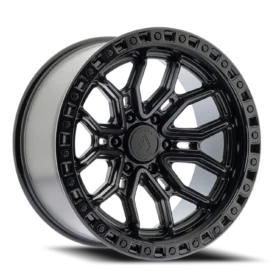 TERRA SATIN BLACK GLOSSY BLACK LIP