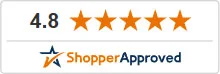 4.8 star rating from Shopper Approved