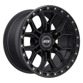 608BB Matte Black w/Gloss Black Ring