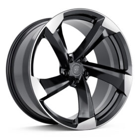 FCR-02 Rotor Style Machined Black